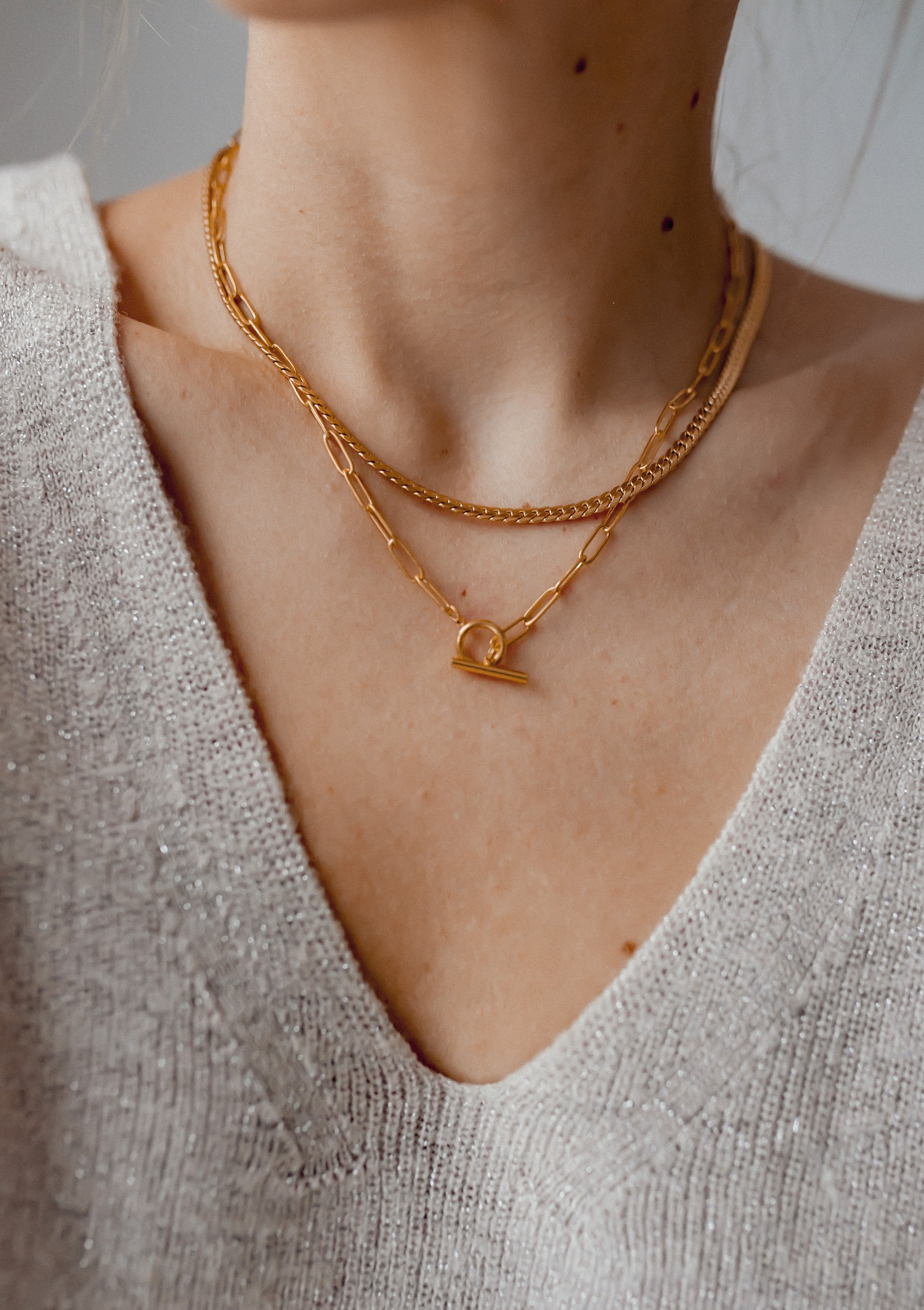 Collier Maillons Cubains Chaîne en Or